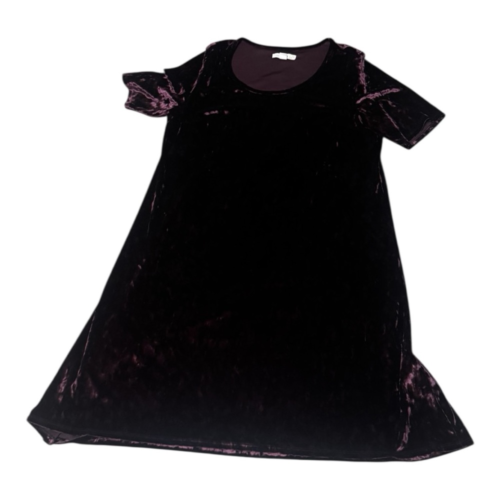 Westport 1962 Dress Barn Deep Purple Velvet Top